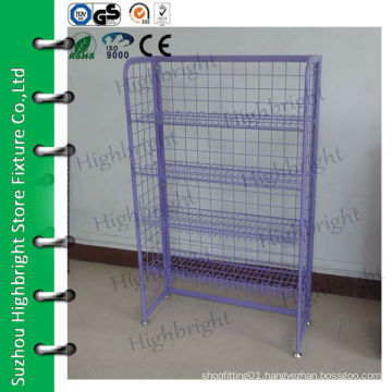wire knock down wire shelving display stand